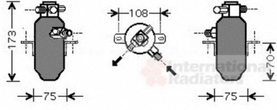 VAN WEZEL 3000d374 -  Осушитель, кондиционер